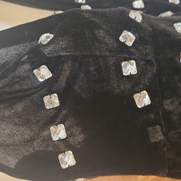 NWT ASOS velour shimmery mini dress - Picture 2 of 4